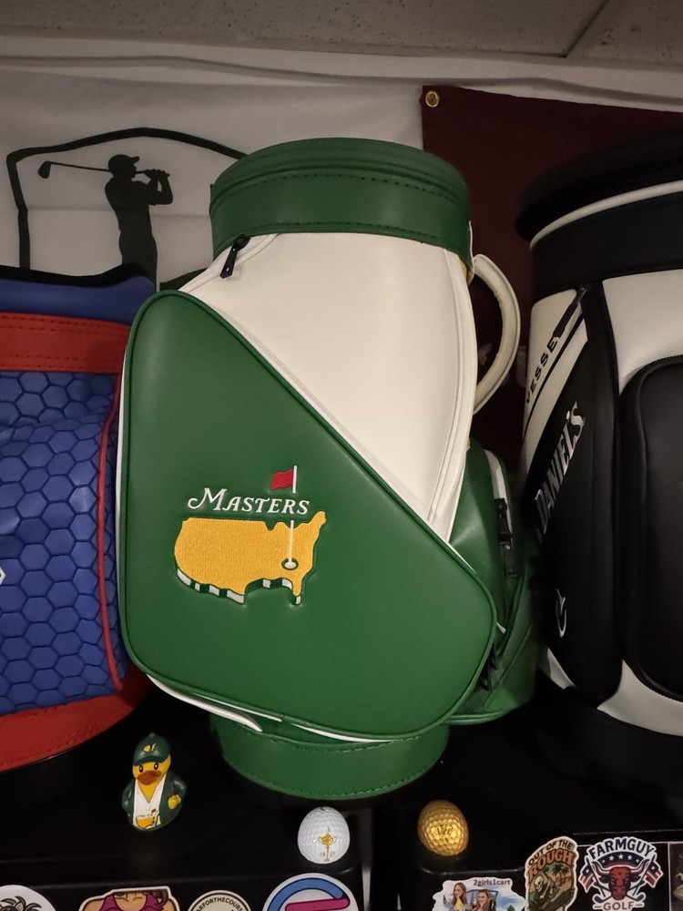 MASTERS Den Caddy Golf Bag! Rare! New!