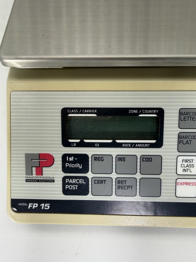 Francotyp Postalia FP 15 digital postal scale Untested.