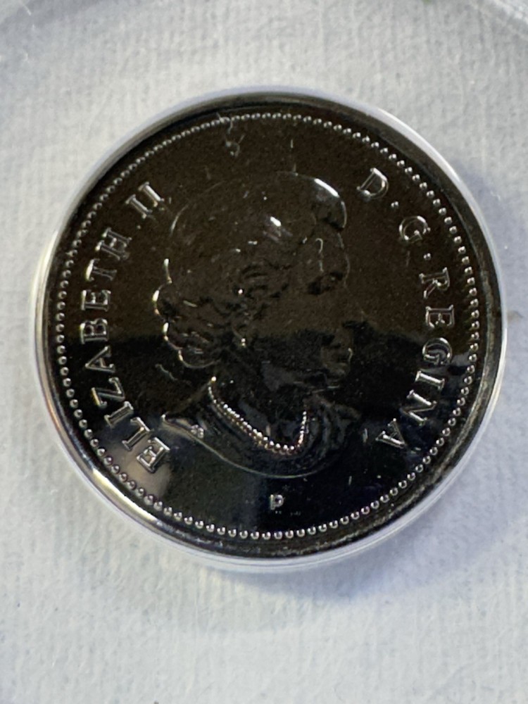 2005-P Canada 25 Cents Graded MS 68 by ANACS