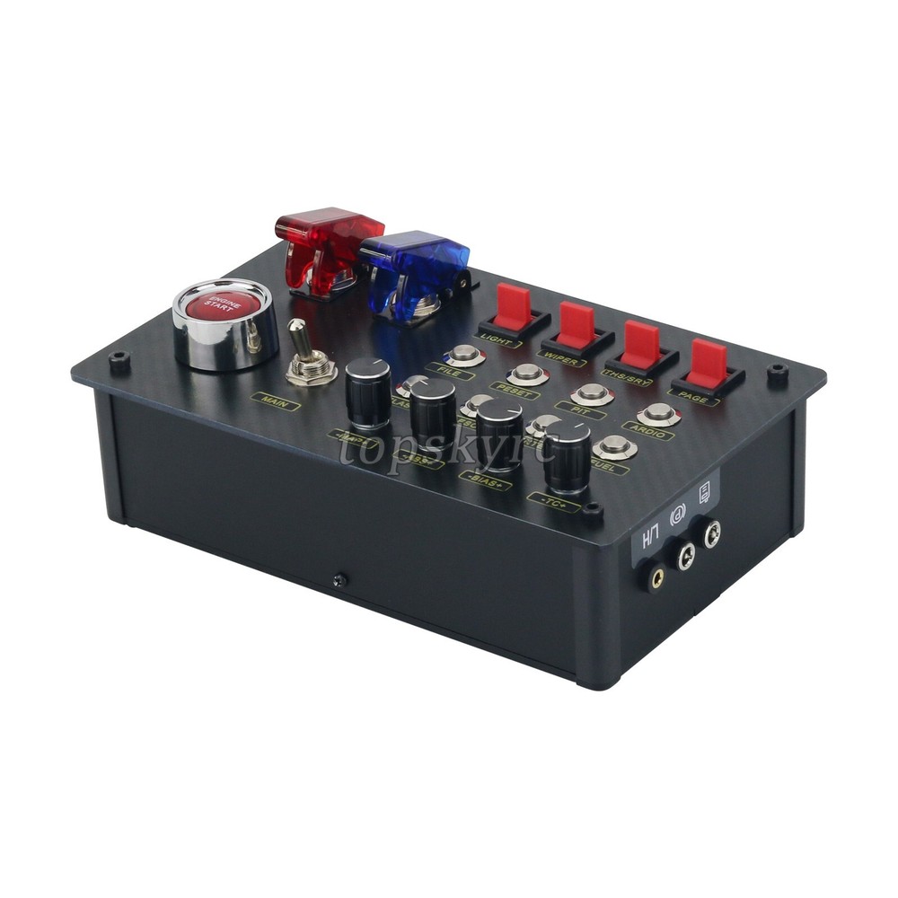 ZQSR Horizontal Button Box SIM Racing Control Box f/Thrustmaster Simagic Fanatec