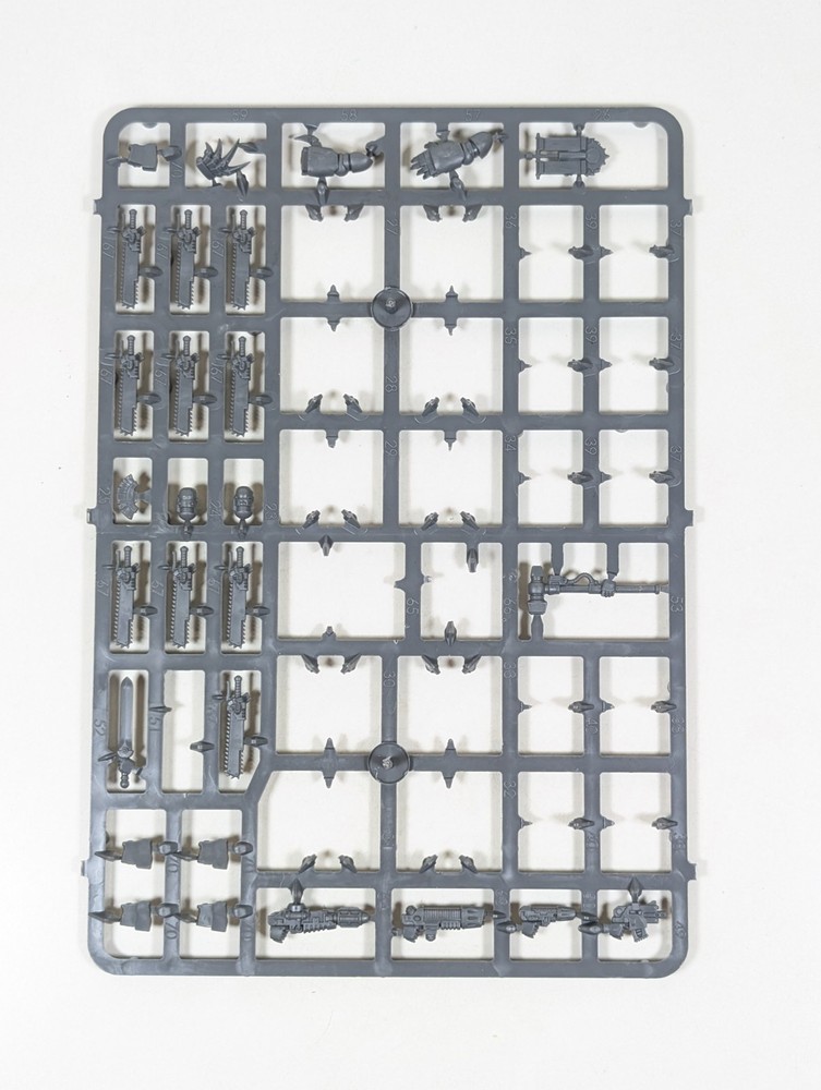 Space Marines Assault Squad Partial Incomplete Sprue Warhammer 40k
