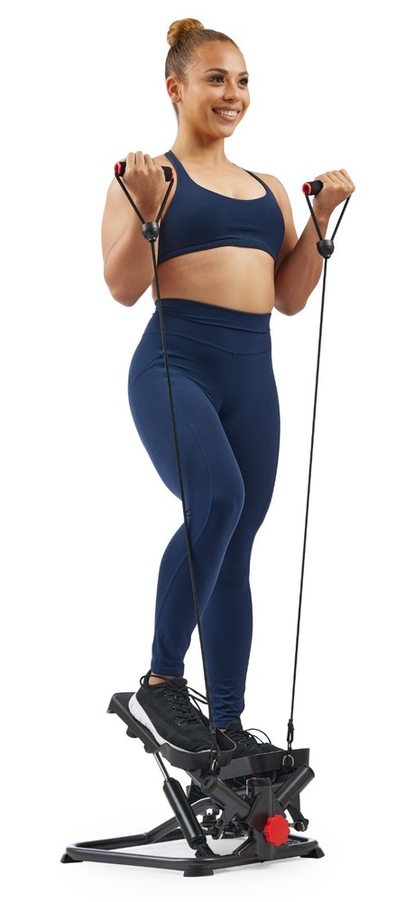 Compact Smart Twist Stepper Machine Engages The Entire Body and Core Workout