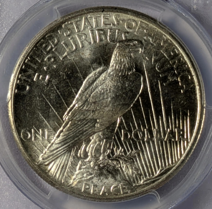 1921 Peace Silver Dollar PCGS MS-64 HIGH RELIEF