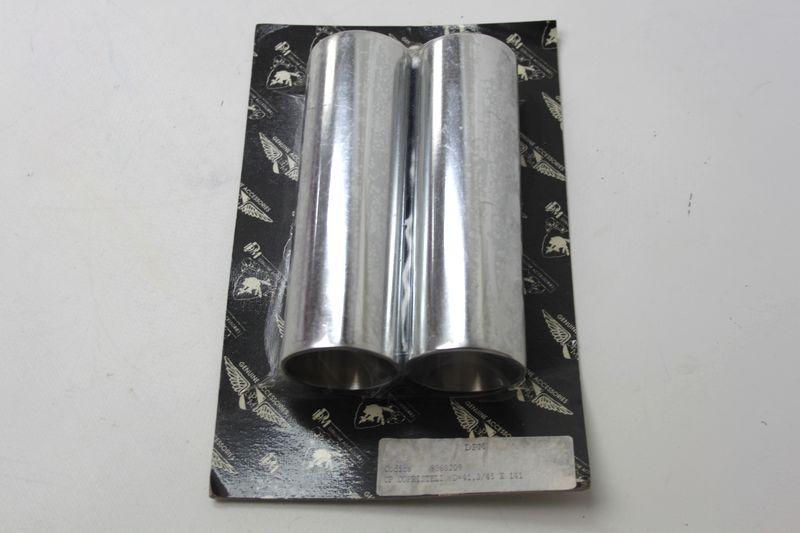 CHROME FORK COVERS 41MM FORK STEM COVERS DPM CUSTOM MOTORCYCLE