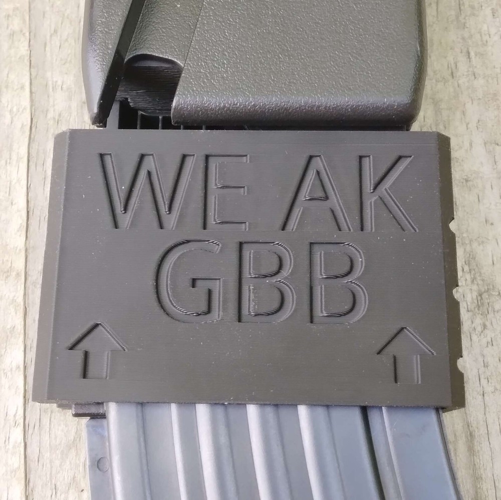 WE AKM GBBR Airsoft Odin Speedloader Adapter (Black)