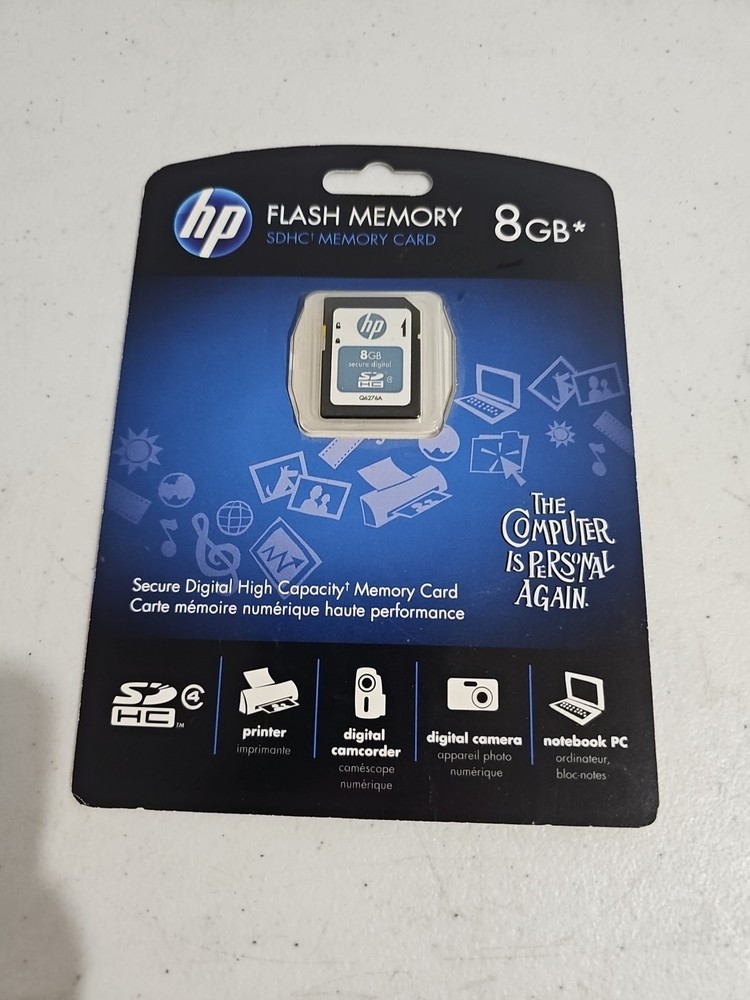 HP Flash Memory Card 8GB new in package + Bonuses