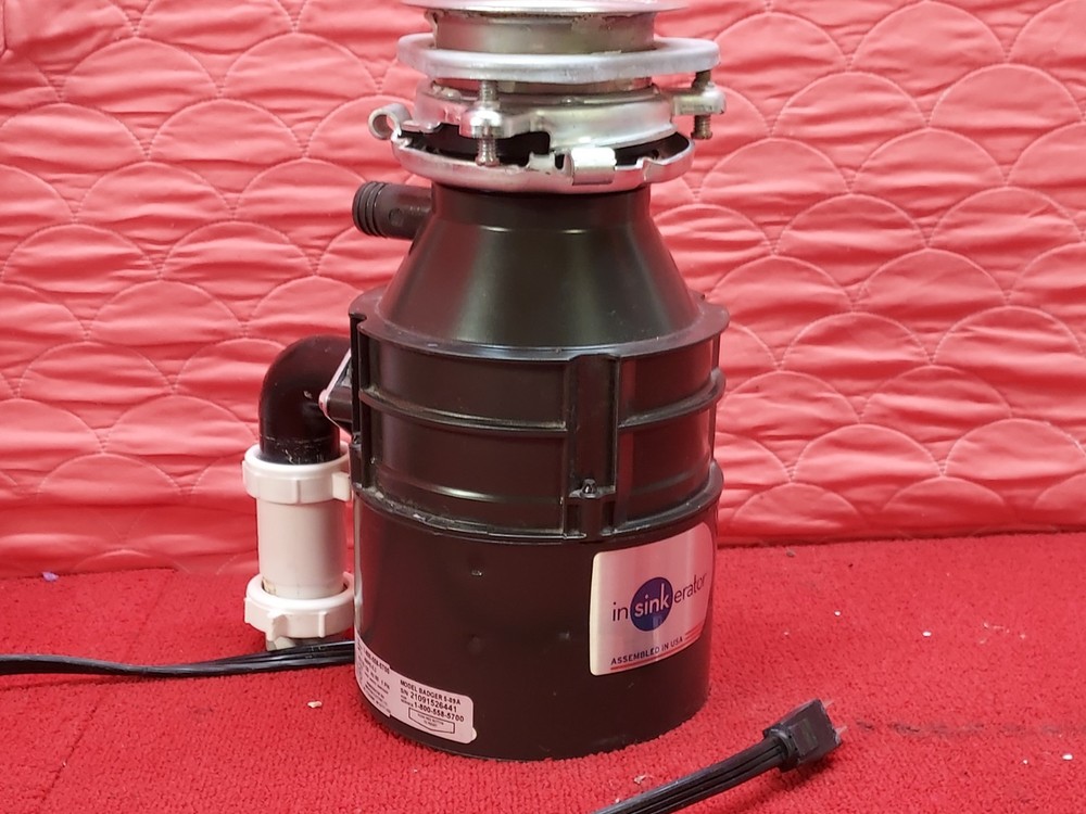 Used InSinkErator Badger 5 1/2HP Model#5-89A Garbage Disposal Good Condition
