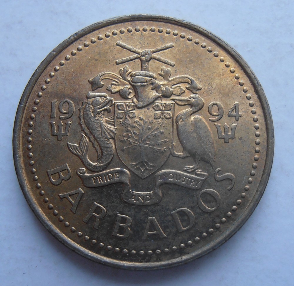 BARBADOS 5 CENTS 1994