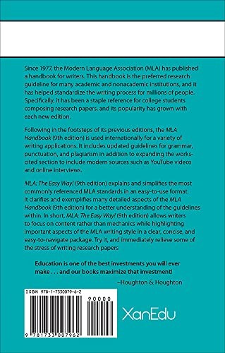 MLA, The Easy Way! Updated for the 9th Edition MLA