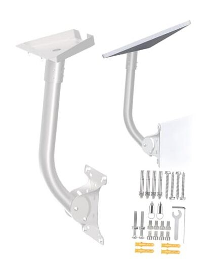 Precision Starlink Gen3 Antenna Mount – Multi-Angle Adjustable, Robust White