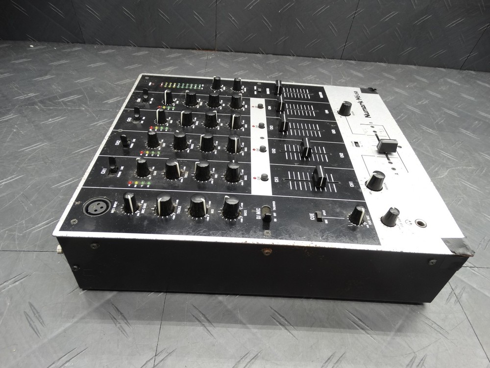 Numark M6 USB DJ Mixer 4-Channel Silver w/ Interface & XLR Outs