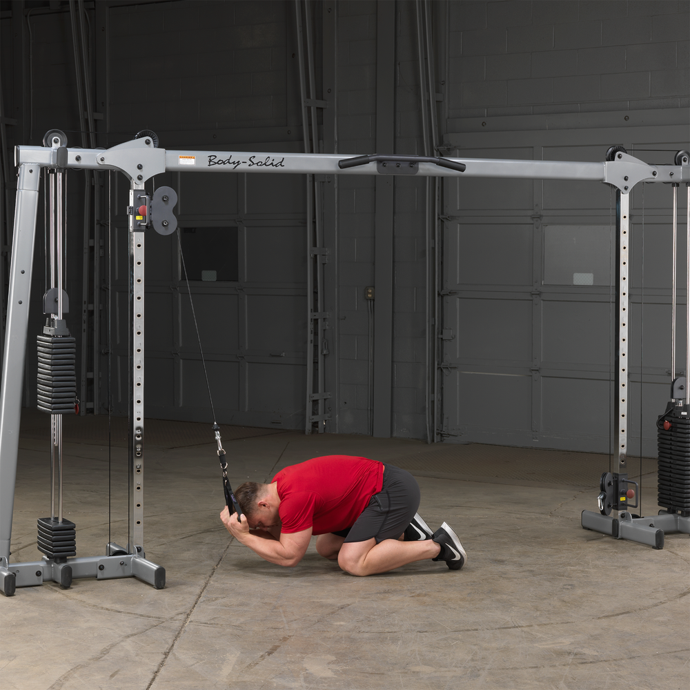 Body Solid Deluxe Cable Crossover GDCC250 Selectorized Home Gym Exercise Station