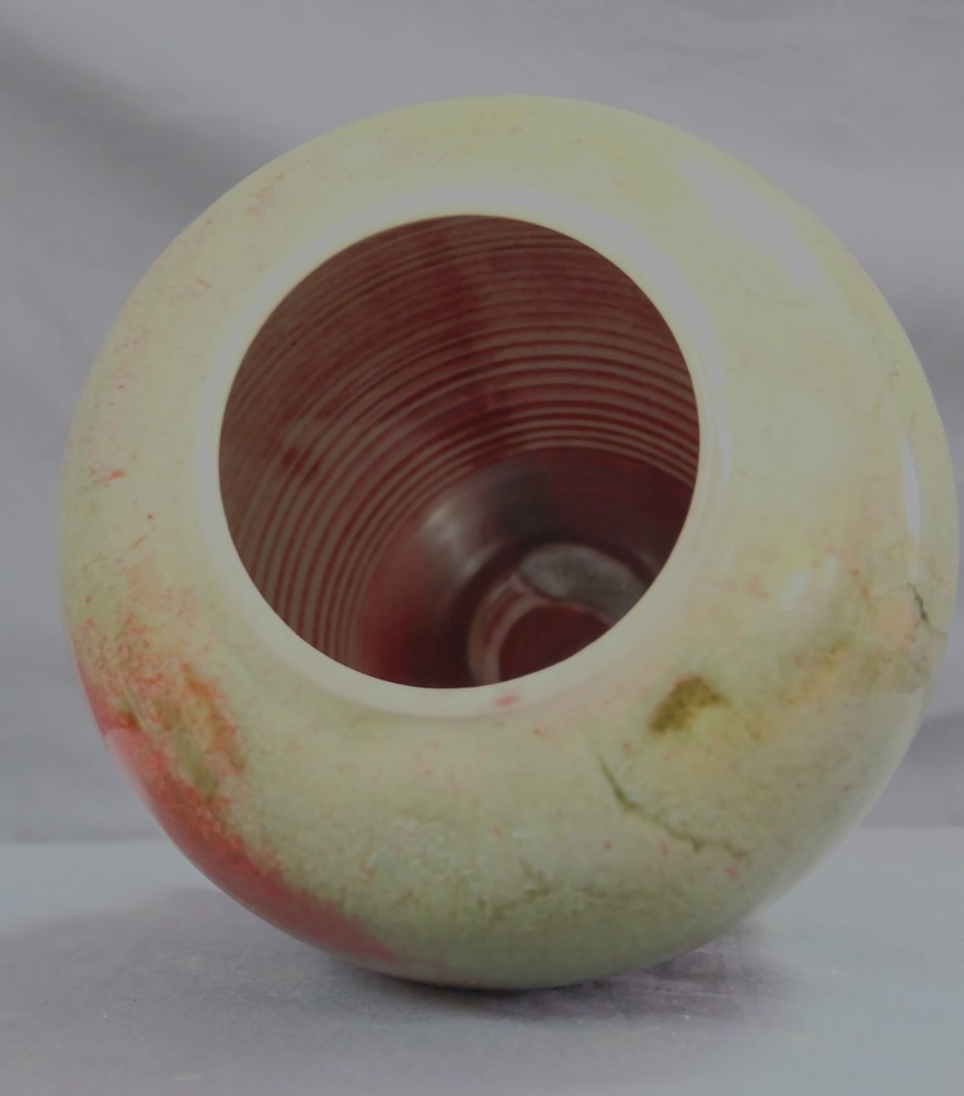 STUDIO MADE VASE SIGNED EXCELLENT CONDITION 8X7 inches