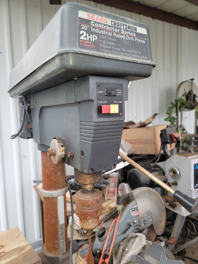 Floor Standing 20" Industrial Rated Drill Press 2HP