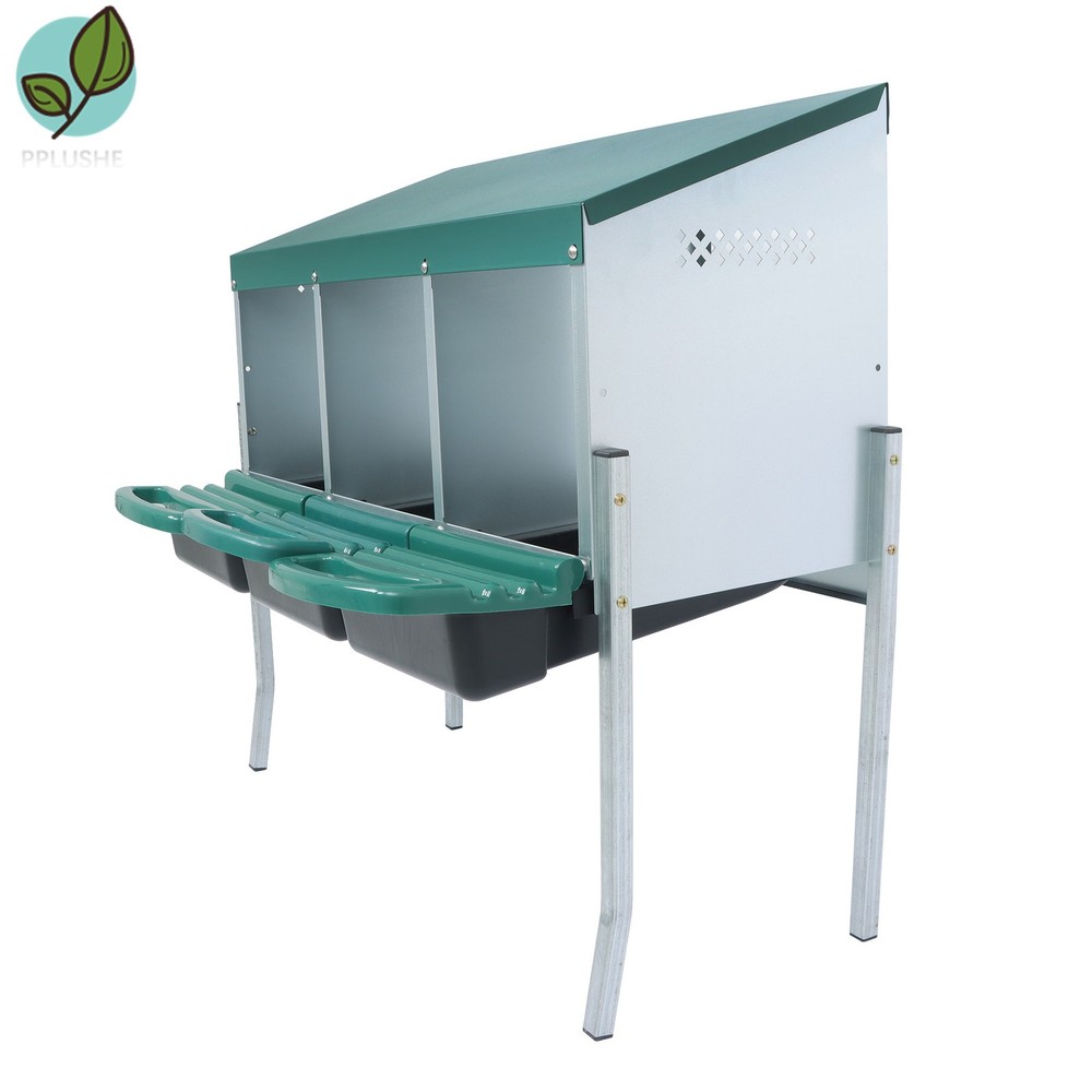 Better Environment 3 Holes Nesting Box Chicken Nesting Box With Metal Legs