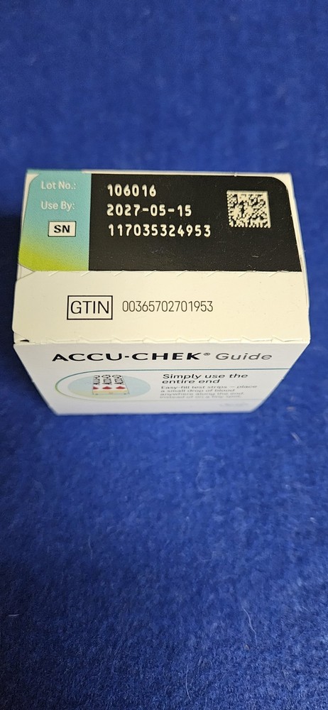 Accu-Chek Guide Test Strips 50 Count Sealed 2027