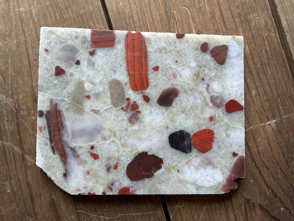 Michigan Pudding Stone slab 3 A+