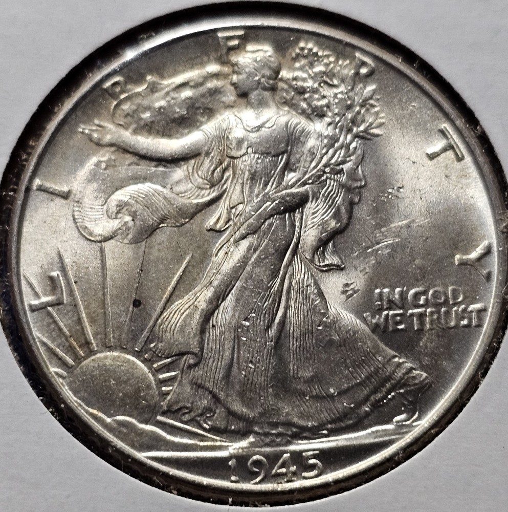 1945 Walking Liberty Silver Half Dollar Choice BU *UNCIRCULATED*