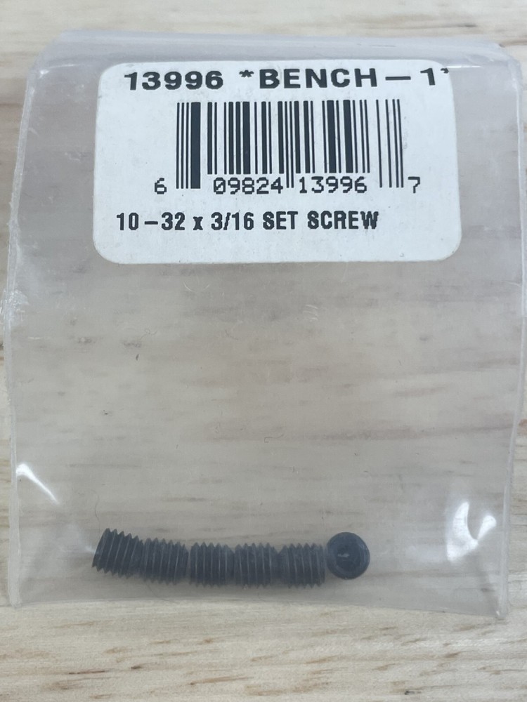 DILLON Reloading 10-32x3/16 Set Screw (INDIVIDUAL SCREW)