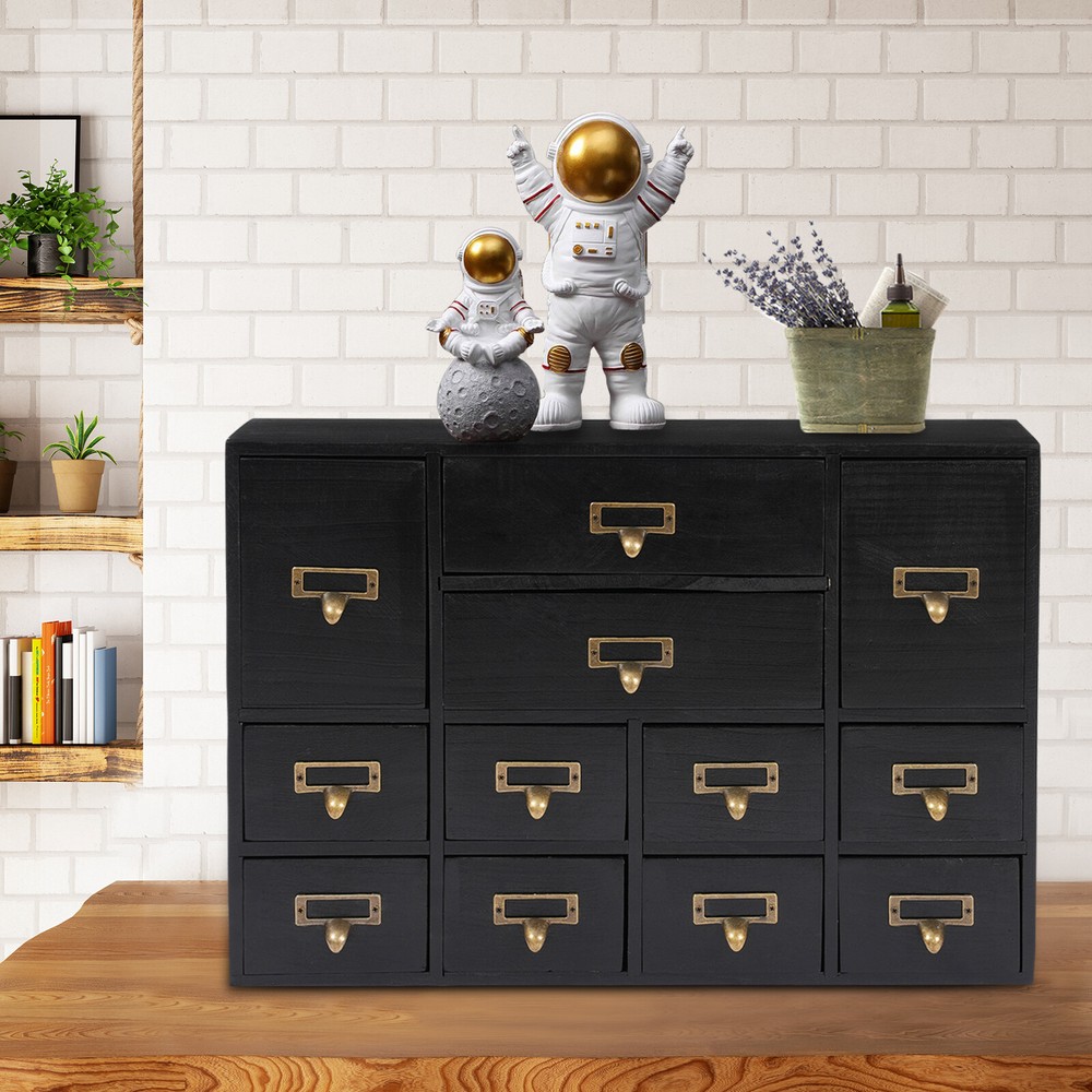 Storage Box with 12 Drawers, Drawers Organizer, Storage Drawers