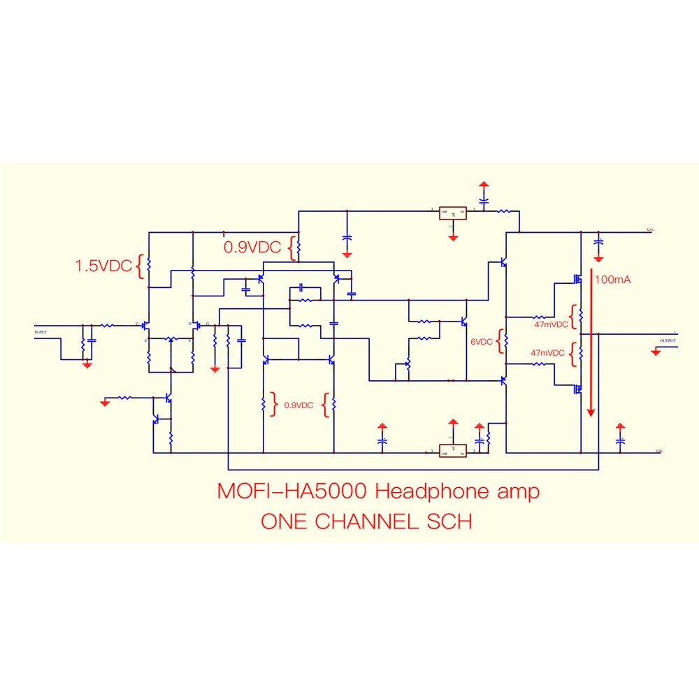 1pc Technica HA5000 Fully Discrete Headphone Amplifier Finished Board