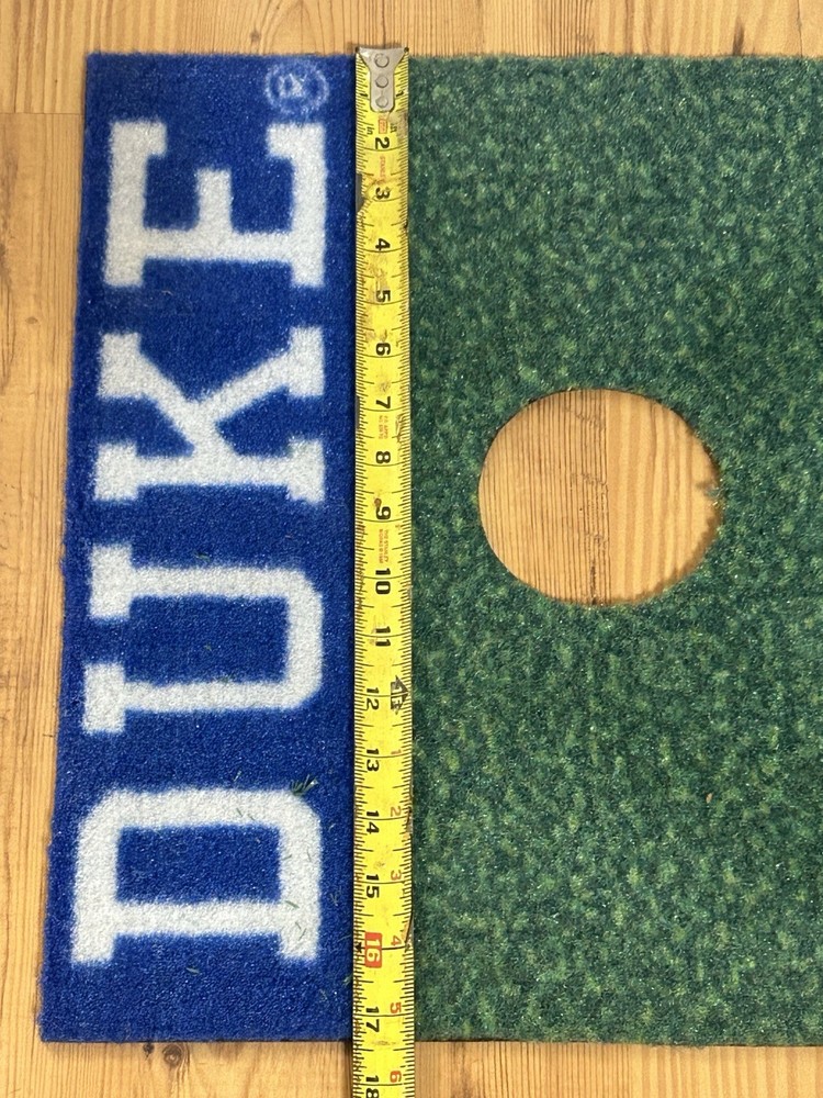 NICE! Practice Collegiate Putting Mat ~ DUKE UNIVERSITY Blue Devils ~ 6' x 17"