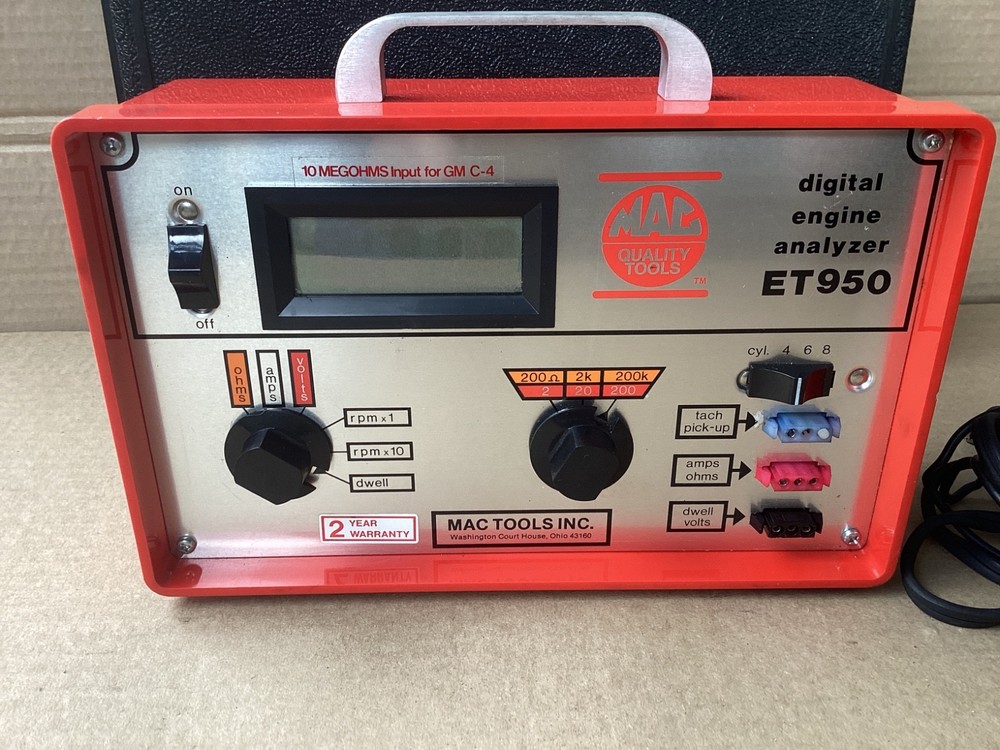 Mac Tools Digital Engine Analyzer ET 950 Automotive