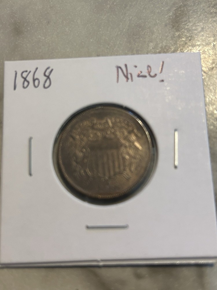 1868 two cent piece Nice High Grade Bargain Check My Listings 😊