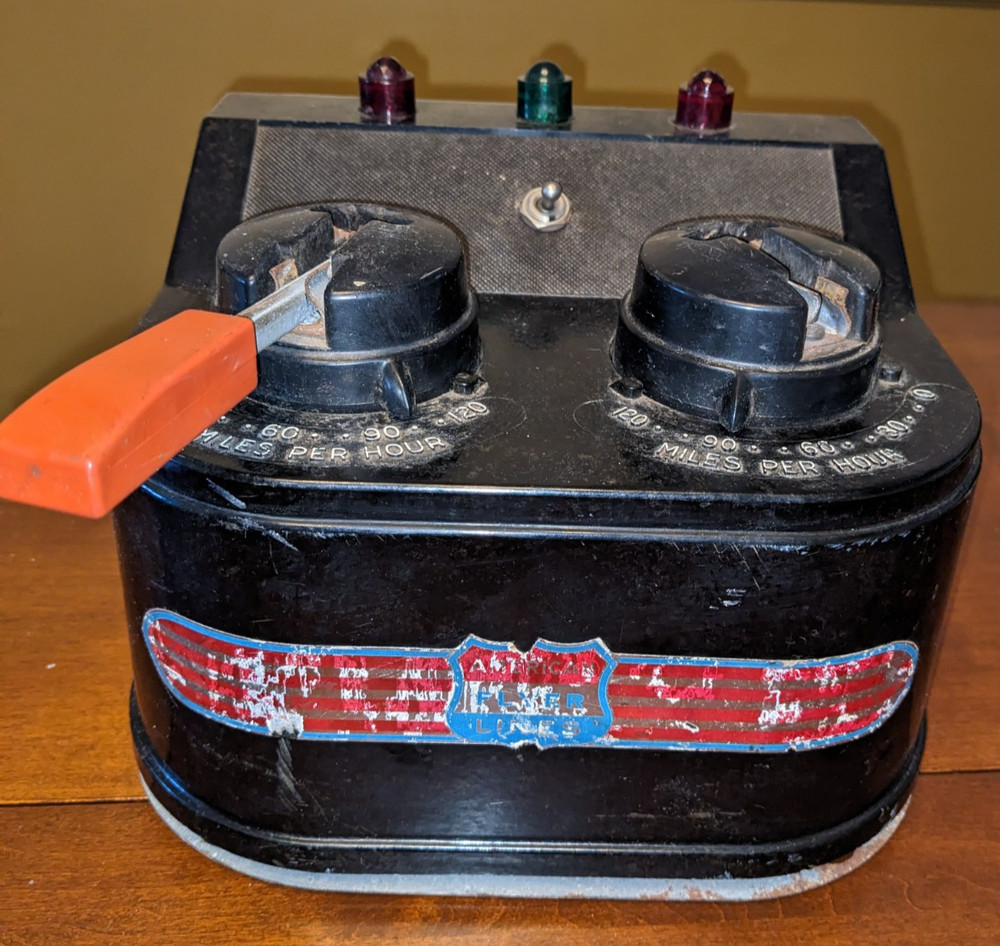 A C Gilbert American Flyer 18B 175W Transformer Twin Power Controller