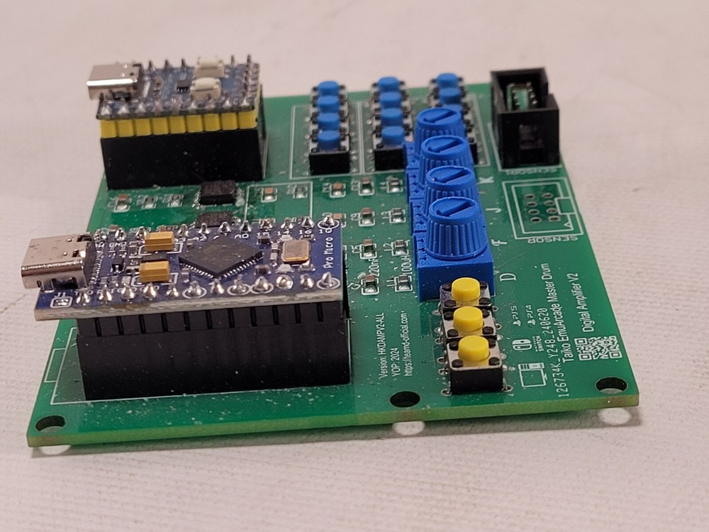 Taiko EmuArcade Master Drum Digital Amplifier V2 Version Board HKDAMPV2-ALL