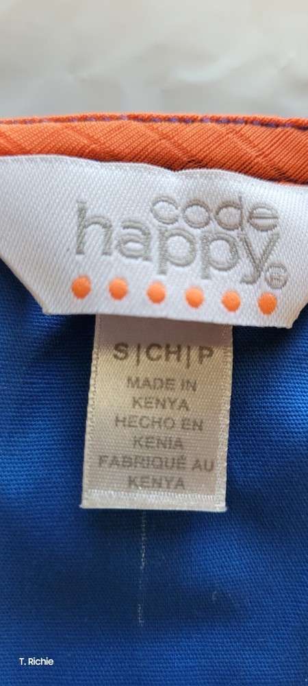 NWT Code Happy Women's Bliss Top w/Certainty Plus, Blue Size S