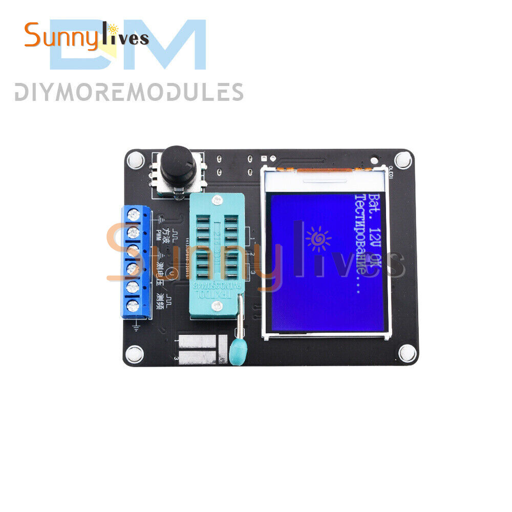 GM328A Transistor Tester Diode Capacitance Inductance ESR Volt Frequency Meter