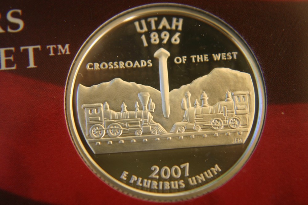 2007 S STATE SILVER QUARTERS Washington Quarter Dollar US Mint Silver Proof