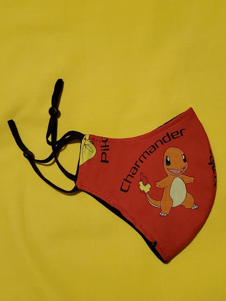 Kids Pokemon Adjustable Face Mask