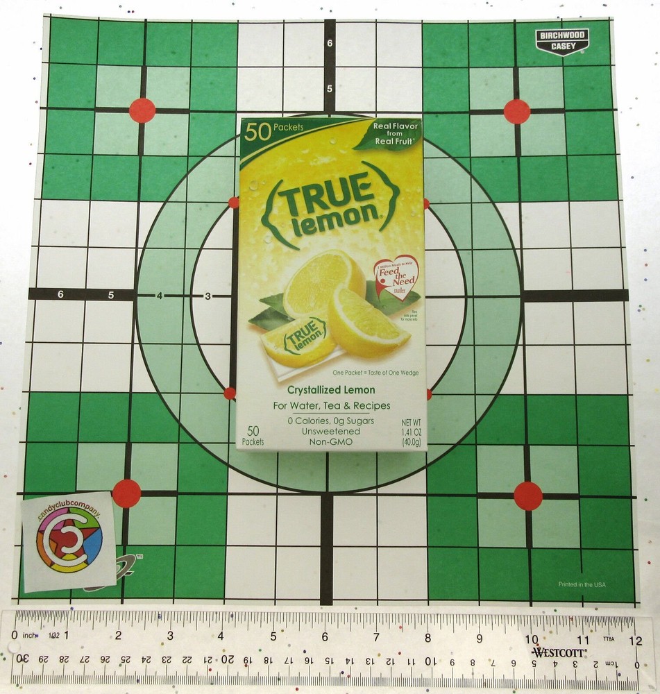 True Lemon ~ Crystallized Lemon ~ Real Flavor From Real Fruit ~ 50 Packets