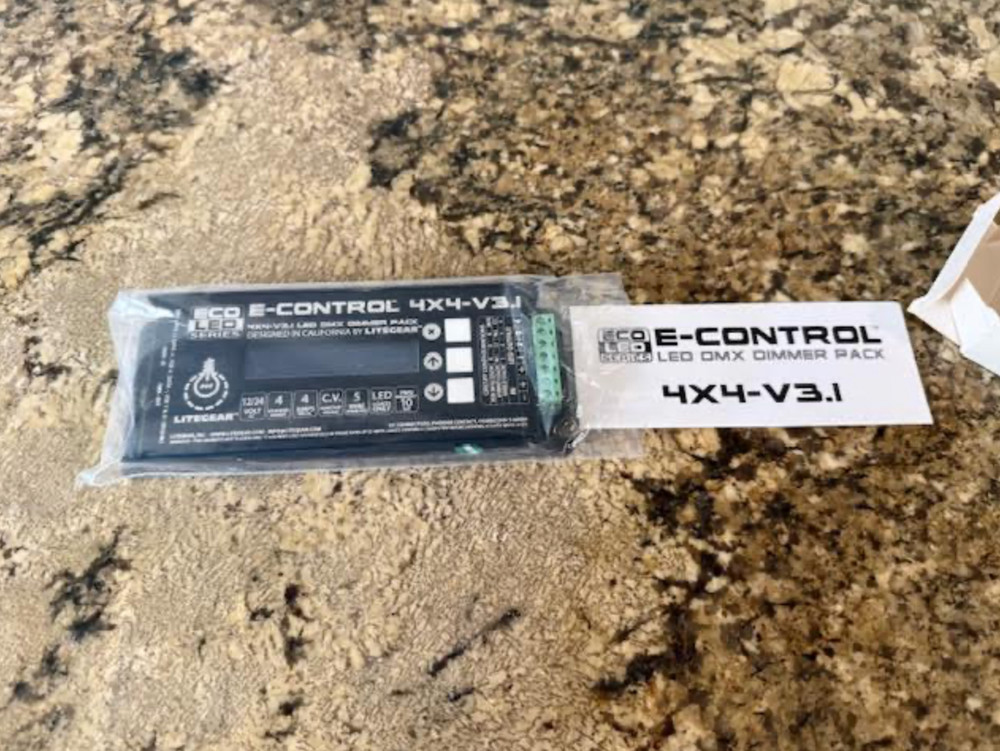 LED DMX Dimmer Pack, E-Control, 4×4-V3.1