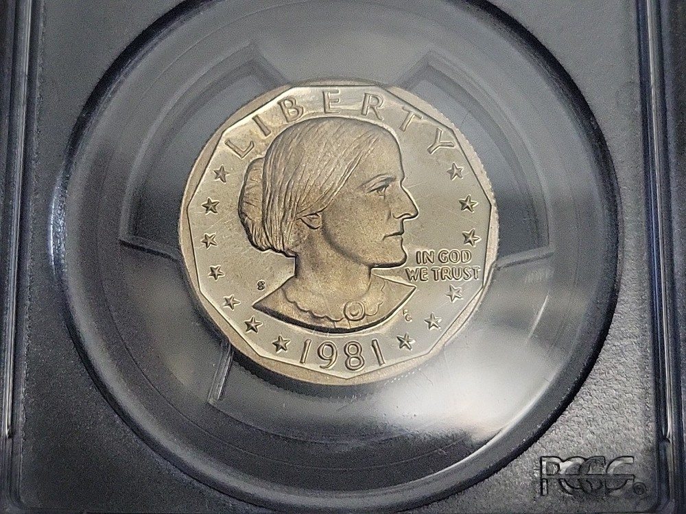 1981 Proof Susan B. Anthony SBA Dollar Type 2 PCGS PR69 | See Pics