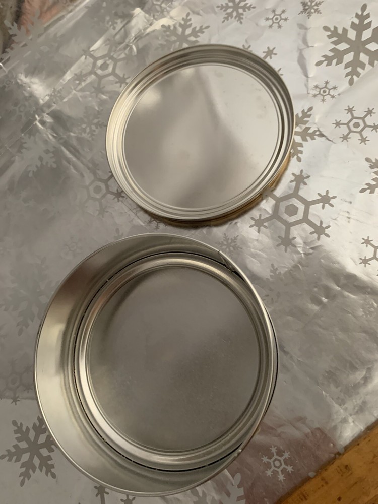 ❤️Jacobsen's Bakery Denmark SANTA'S ARRIVAL. 5.5X2” Christmas EMPTY TIN