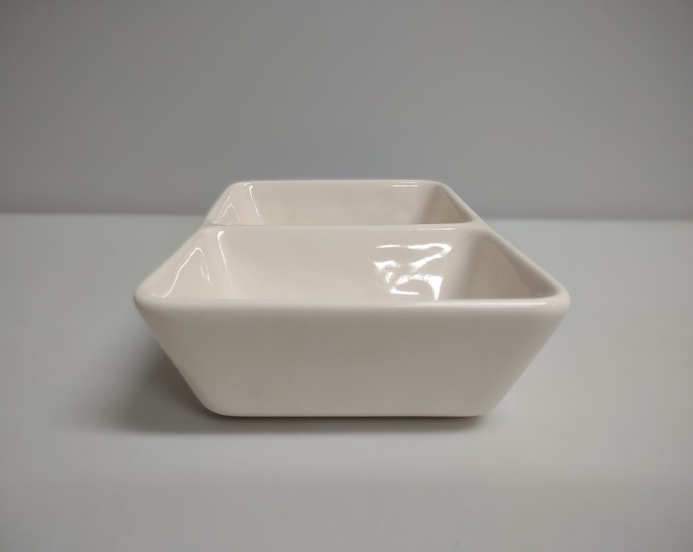 Rae Dunn Divided Dish "Dip./Dunk."