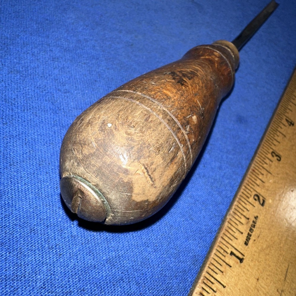 Woodworking Gouge Tool Wood Handle Thin Blade
