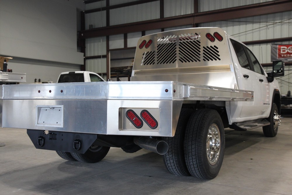 Aluminum Chamfered Rancher 60" CA Hitch - Toolboxes, No Drop Sides