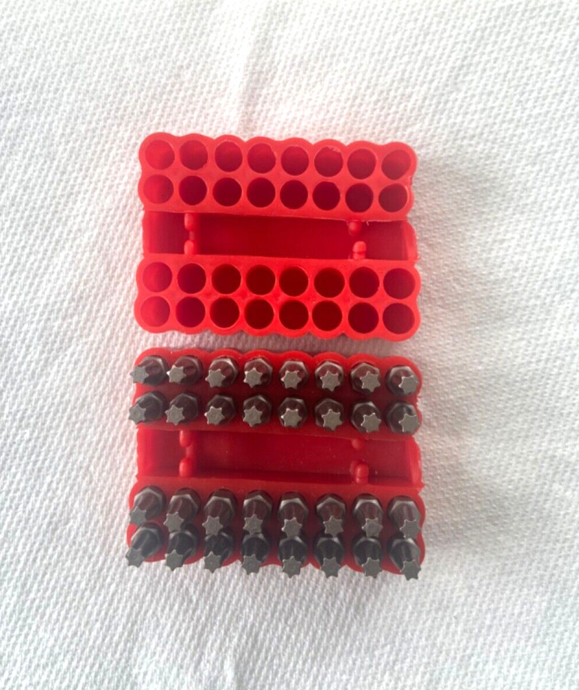 Enkay Tools  No 3030 Including  32 PCS T15 Screw Bits Red Plastic
