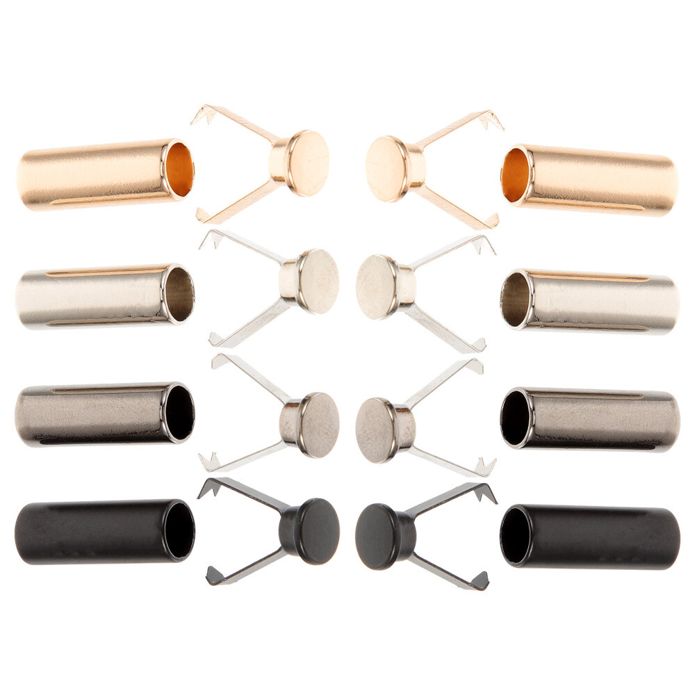 8Pcs DIY Shoe Laces Tips Shoelace Head Screw Drawstring Replacement Ends Tips