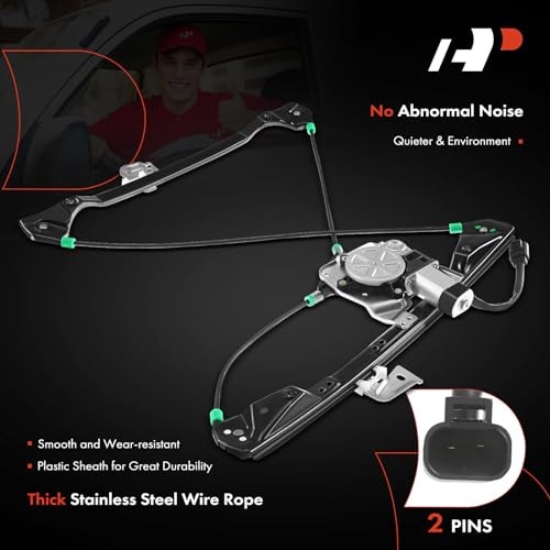 Power Window Regulator with Motor Replacement for Oldsmobile Front Driver (LH)