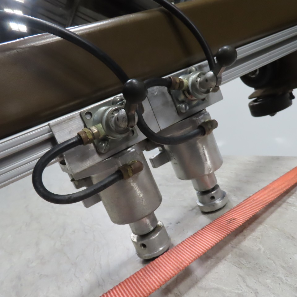 Custom Fab 8' x 52" Face Frame Assembly A Frame Table 5 Pneumatic Clamps