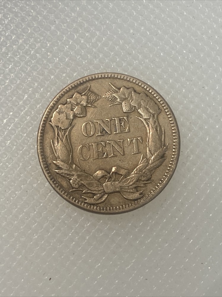 1857 Flying Eagle Cent L