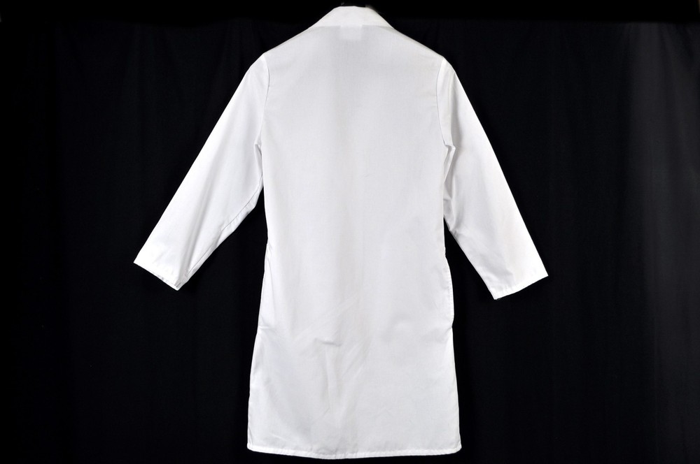 Basic White 27" Ladies Consultation Jacket Crest Style 120 Button Front Size XS