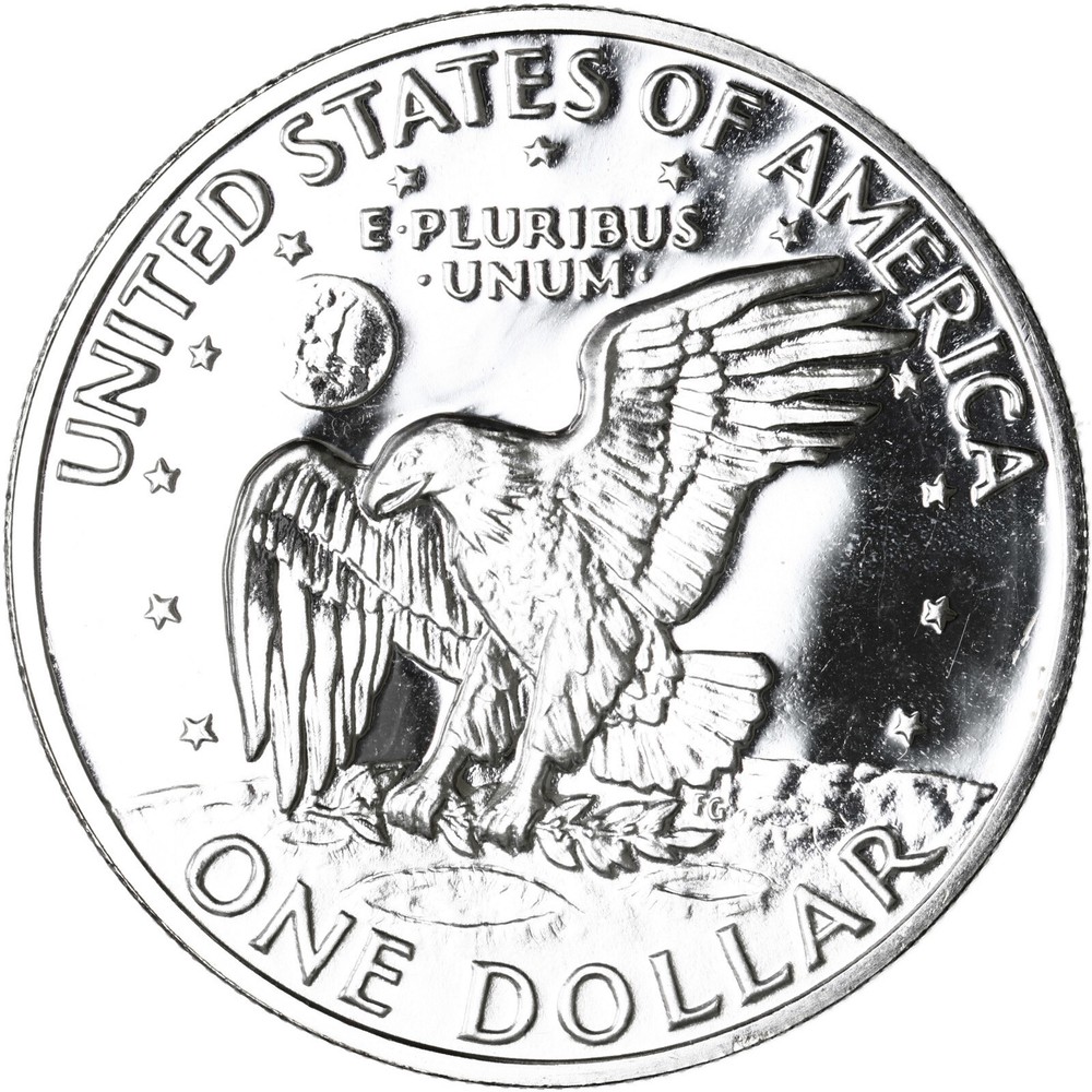 1971 S Proof Eisenhower Ike Dollar 40% Silver US Coin
