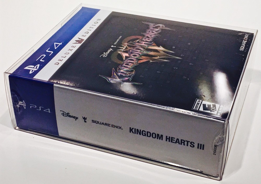 1 Box Protector For The PS4 KINGDOM HEARTS DELUXE EDITION Clear Display Case