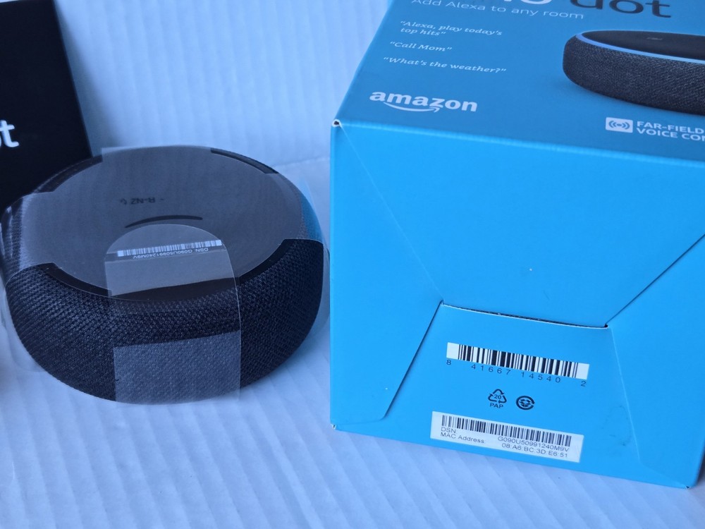 Amazon Echo Dot (3rd Generation) Smart Speaker - Charcoal - Open Box